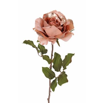 Rosa artificial de terciopelo SINDALA, rosa, 60 cm, Ø 12 cm Rosa artificial de terciopelo SINDALA, rosa, 60 cm, Ø 12 cm