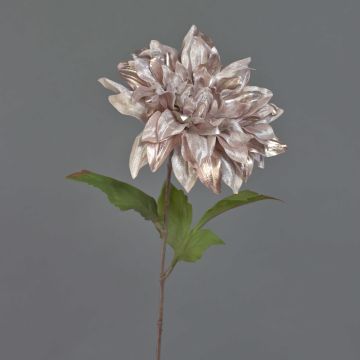 Flor artificial de terciopelo, dalia MINBU, lila claro, 60 cm, Ø 17 cm Flor artificial de terciopelo, dalia MINBU, lila claro, 60 cm, Ø 17 cm