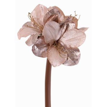 Flor decorativa de amarilis de terciopelo KIRSTY, lila claro, 70cm, Ø13-15cm Flor decorativa de amarilis de terciopelo KIRSTY, lila claro, 70cm, Ø13-15cm