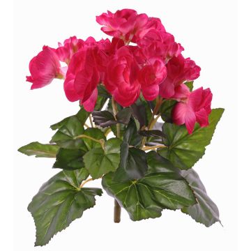 Begonia artificial BIRMA con varilla, fucsia, 20cm, Ø3-5cm Begonia artificial BIRMA con varilla, fucsia, 20cm, Ø3-5cm
