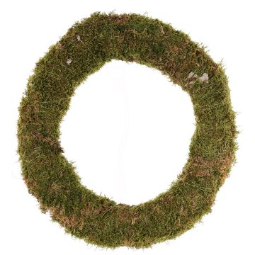 Corona de musgo natural DIOTIMA, verde, Ø 38 cm Corona de musgo natural DIOTIMA, verde, Ø 38 cm