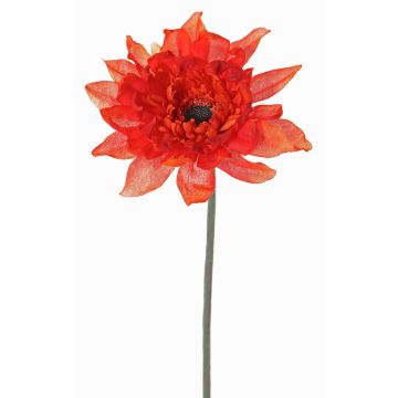 Gerbera sintética PAMILLA, naranja, 65cm, Ø12cm