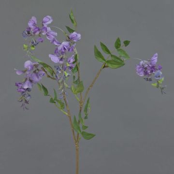 Rama de glicinia artificial SOULA con flores, lila, 80 cm, Ø 7-8 cm Rama de glicinia artificial SOULA con flores, lila, 80 cm, Ø 7-8 cm