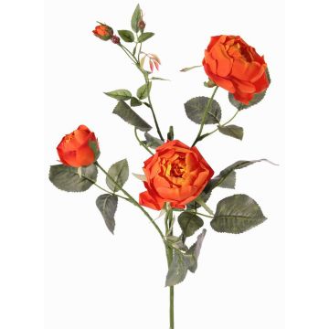 Rama de rosa decorativa DIAMANTIS, naranja, 75 cm, Ø 5-8 cm Rama de rosa decorativa DIAMANTIS, naranja, 75 cm, Ø 5-8 cm