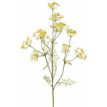 Rama decorativa de eneldo WINCENT con flores, amarilla, 80 cm, Ø 5-7 cm Rama decorativa de eneldo WINCENT con flores, amarilla, 80 cm, Ø 5-7 cm