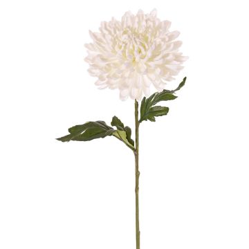 Flor artificial de crisantemo DELPHINA, color crema, 65cm, Ø14cm