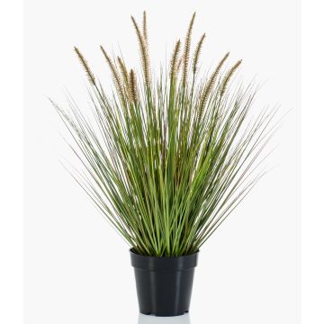 Planta artificial de hierba pluma YWAIN con espigas, beige-verde, 70 cm