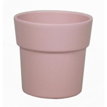 Maceta para orquídeas MARIVAN, cerámica, rosa claro-mate, 12,5cm, Ø13,5cm