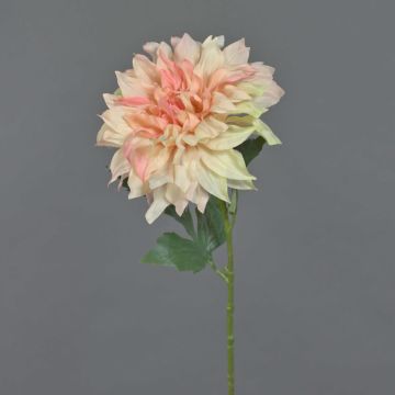 Flor artificial dalia NATSU, rosa-crema, 60 cm, Ø 17 cm Flor artificial dalia NATSU, rosa-crema, 60 cm, Ø 17 cm