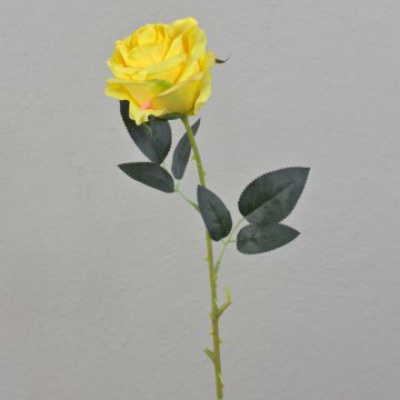 Rosa artificial ELEAZAR, amarilla, 65 cm, Ø 9 cm Rosa artificial ELEAZAR, amarilla, 65 cm, Ø 9 cm