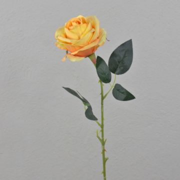 Rosa artificial ELEAZAR, naranja, 65 cm, Ø 9 cm Rosa artificial ELEAZAR, naranja, 65 cm, Ø 9 cm