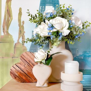 Ramo de novia Amor plasmado en flores - Petición de Andy y Janine