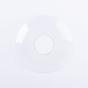 Soporte de cristal para velas TURIBIO para velas de palo de hasta &Oslash;2,4cm, transparente, &Oslash;6,8cm