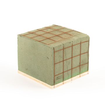 ®mosy Ökodur Base para arreglos florales fúnebres SERLO con rejilla metálica, base de madera natural, verde, 11 x 11 x 9 cm ®mosy Ökodur Base para arreglos florales fúnebres SERLO con rejilla metálica, base de madera natural, verde, 11 x 11 x 9 cm