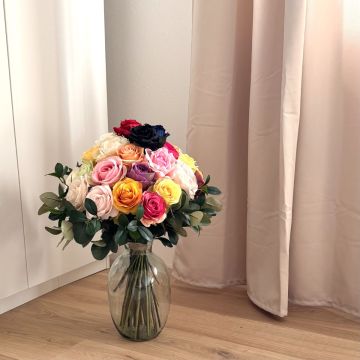 Rainbow of 34 Roses - Petición del cliente András Rainbow of 34 Roses - Petición del cliente András