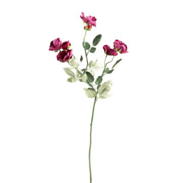 Rama de rosa silvestre artificial FOSETTA, colección Eco, rosa oscuro, 70 cm, Ø 3-5 cm