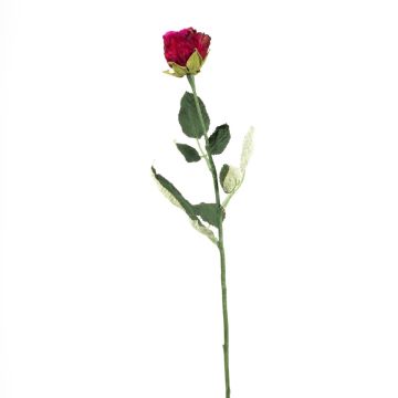 Rosa artificial FREIDA, Colección Eco, rosa oscuro, 60 cm, Ø 4 cm Rosa artificial FREIDA, Colección Eco, rosa oscuro, 60 cm, Ø 4 cm