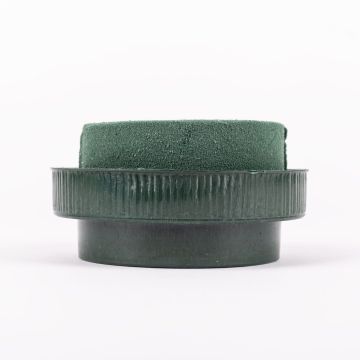 ®mosy Bandeja redonda de masa de fijación húmeda ONORATA para arreglos florales, verde, 5,5 cm, Ø 10 cm ®mosy Bandeja redonda de masa de fijación húmeda ONORATA para arreglos florales, verde, 5,5 cm, Ø 10 cm