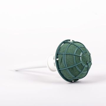 ®mosy Soporte para ramo de novia de masa floral húmeda LAHANA con mango de plástico, rejilla, cabezal giratorio, verde, 23 cm, Ø 8,5 cm ®mosy Soporte para ramo de novia de masa floral húmeda LAHANA con mango de plástico, rejilla, cabezal giratorio, verde, 23 cm, Ø 8,5 cm