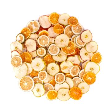 Popurrí de fruta seca LIFTANA, naranja, manzana, lima, surtido, Ø 4-6 cm, 250 g Popurrí de fruta seca LIFTANA, naranja, manzana, lima, surtido, Ø 4-6 cm, 250 g