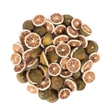 Fruta seca decorativa: mitades de limón KRESZENTIA, verde, Ø 3-4 cm, 250 g Fruta seca decorativa: mitades de limón KRESZENTIA, verde, Ø 3-4 cm, 250 g