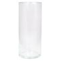 Jarrón de vidrio cilíndrico SANYA OCEAN, transparente, 30cm, Ø12,5cm