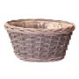Cesta para plantas NAZARIO, gris, 12cm, Ø24cm