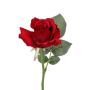 Rosa de plástico ELLI, roja, 30cm, Ø6cm