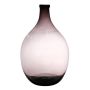 Jarrón de cristal OMAIA, reciclado, violeta-transparente, 43cm, Ø29cm
