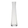 Florero fino SYRMA de cristal, transparente, 30cm, Ø8cm