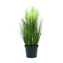 Esparto artificial TIMEA con panículas, verde, 60cm