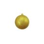 Bola de Navidad ABELIA, 4 piezas, purpurina, dorado, Ø10cm