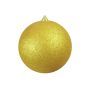Bola de Navidad CANELA, purpurina, dorado, Ø20cm