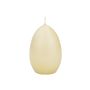 Vela de huevo de Pascua LEONITA, crema, 9cm, 6cm, 16h - Made in Germany