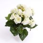 Begonia sintética IVANA con palo, crema, 20cm, Ø3-5cm