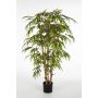 Planta de bambú falso HIROSHI, tallos de bambú natural, 120cm