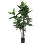 Árbol artificial ficus elastica VICA, troncos artificiales, verde, 120cm