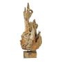 Raíz decorativa de madera de teca BESMA, natural, 150cm
