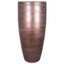 Florero grande de cerámica THORAN con grano, cobre, 70cm, Ø32cm
