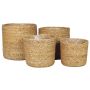 Cesta de hierba marina AMPARO, 4 piezas, beige, 12-19cm, Ø13-20cm