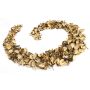 Conjunto de cáscaras de linters de algodón CANDY, beige-marrón, 4cm, Ø 6cm