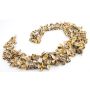Conjunto de cáscaras de linters de algodón CANDY, beige-blanco, 4cm, Ø 6cm