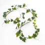 Guirnalda de hiedra de plástico MAJA, verde-blanco, 180cm