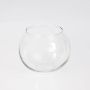 Pecera - Jarrón esférico de cristal TOBI EARTH, transparente, 12cm, Ø14cm