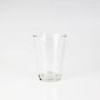 Pequeño vaso / portavelas ALEX, transparente, 11cm, Ø 8cm