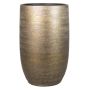 Jarrón de cerámica AGAPE con grano, oro, 40cm, Ø26cm