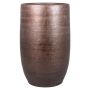 Jarrón de cerámica AGAPE con grano, cobre, 50cm, Ø32cm
