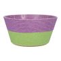 Cesta de flores NERIONKO DUO, verde púrpura, 10cm, Ø19cm