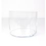 Jarrón cilíndrico SANSA EARTH de cristal, transparente, 15cm, Ø18,5cm