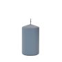 Vela pilar LYCANTHIA, pastel helado, gris, 10cm, Ø6cm, 33h